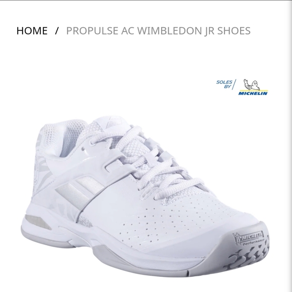 Babolat Propulse Wimbledon Shoes, Youth Size 3 - Picture 1 of 8